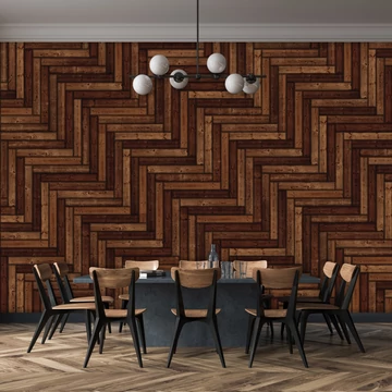 Barna famintájú modern óriásposzter, vlies 368x254