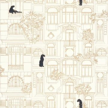 Építészet ihlette luxus design, rosegold árnyalatban, kortárs párduccal ötvözve