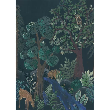 Varázslatos, életre kelt erdő világa, exkluzív fotótapéta, vlies 200x280