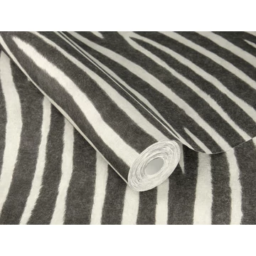 Élethű, zebra mintázatú tapéta