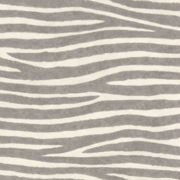 Élethű, zebra mintázatú világosszürke tapéta